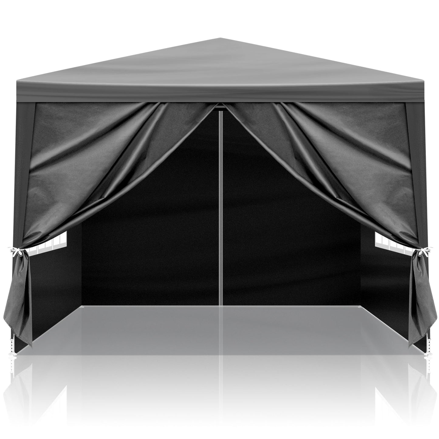 10'x10' Gazebo Waterproof Outdoor Canopy Black