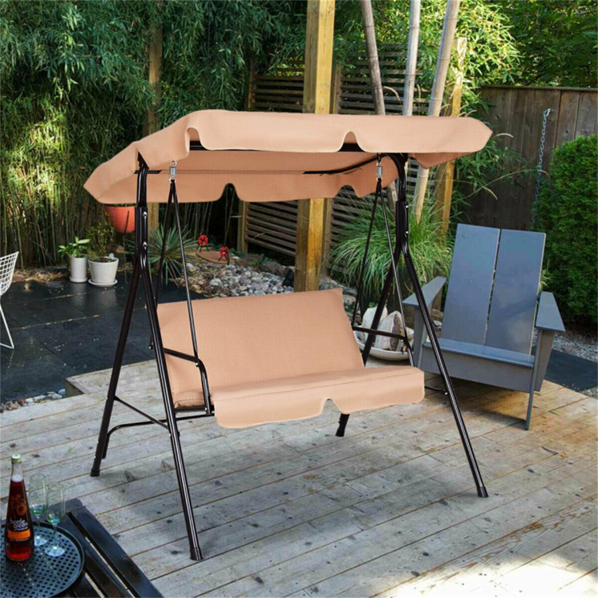2-Seat Patio Swing Chair