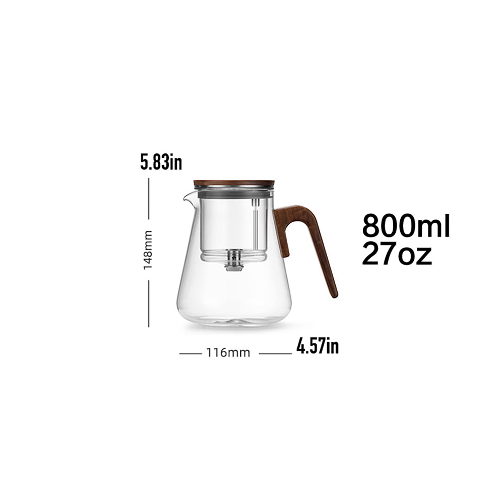 27oz Heat-Resistant Glass Teapot