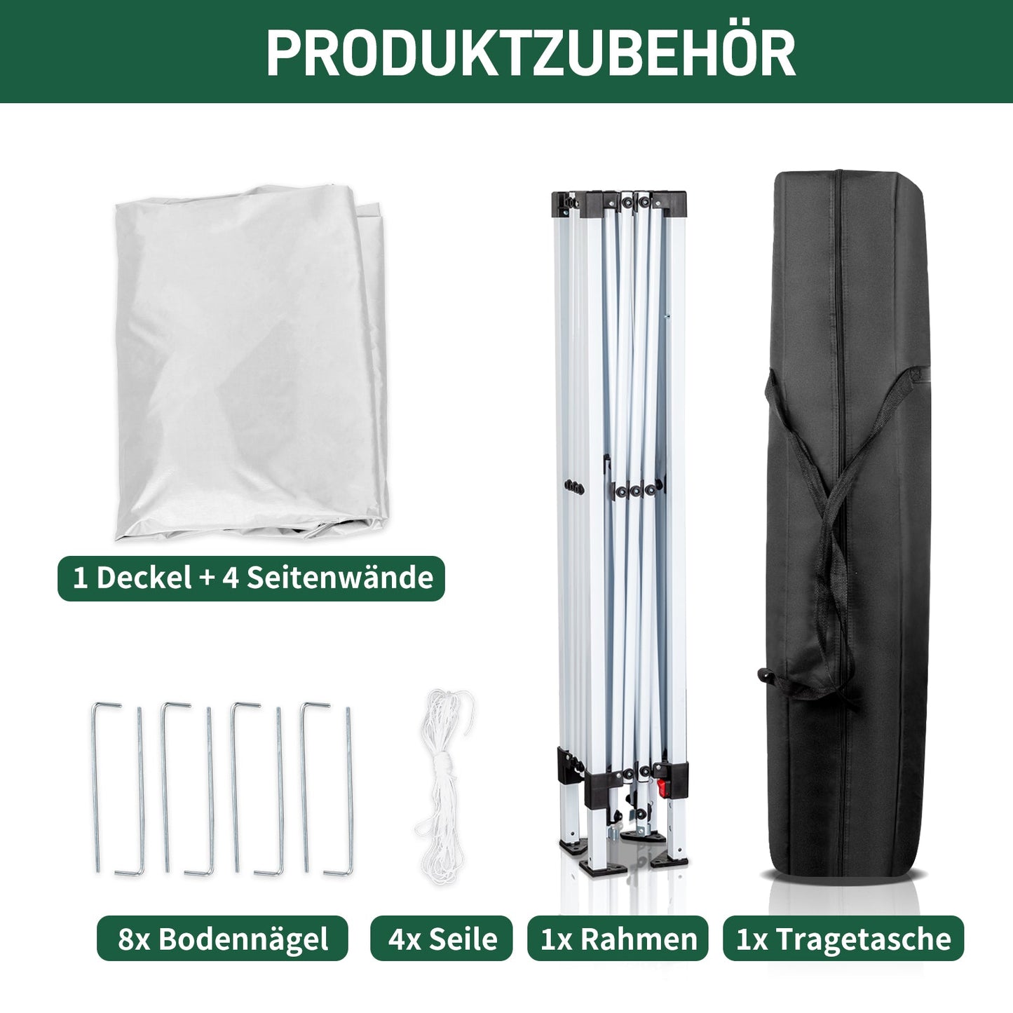 6.5x6.5ft Pop Up Canopy Tent