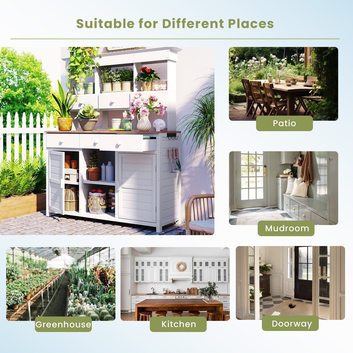 Patio Storage Workstation