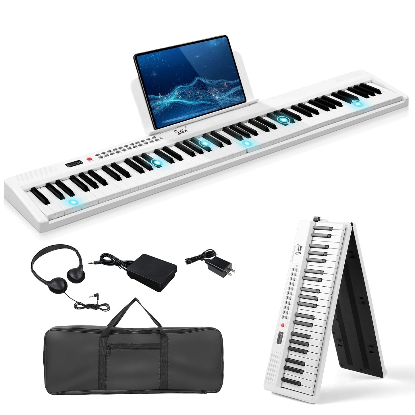 Digital Piano with MIDI Bluetooth