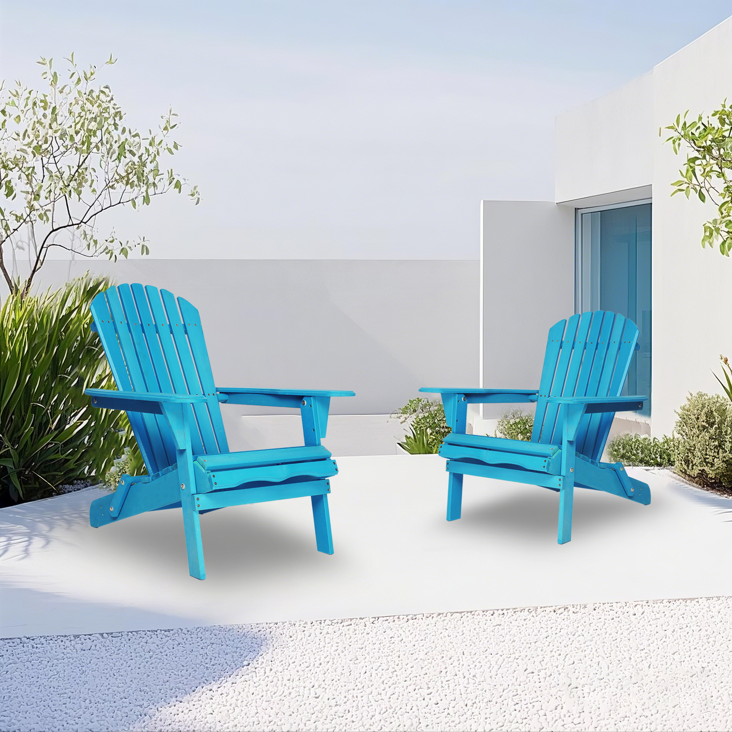 Wood Lounge Patio Chair