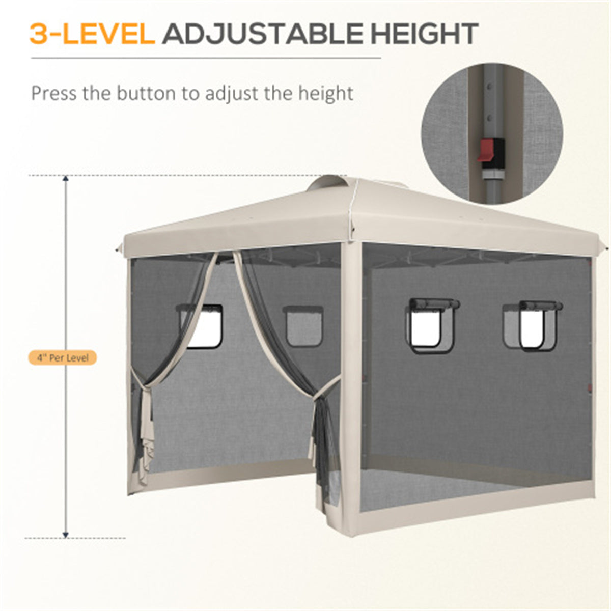 Outdoor Pop Up Canopy