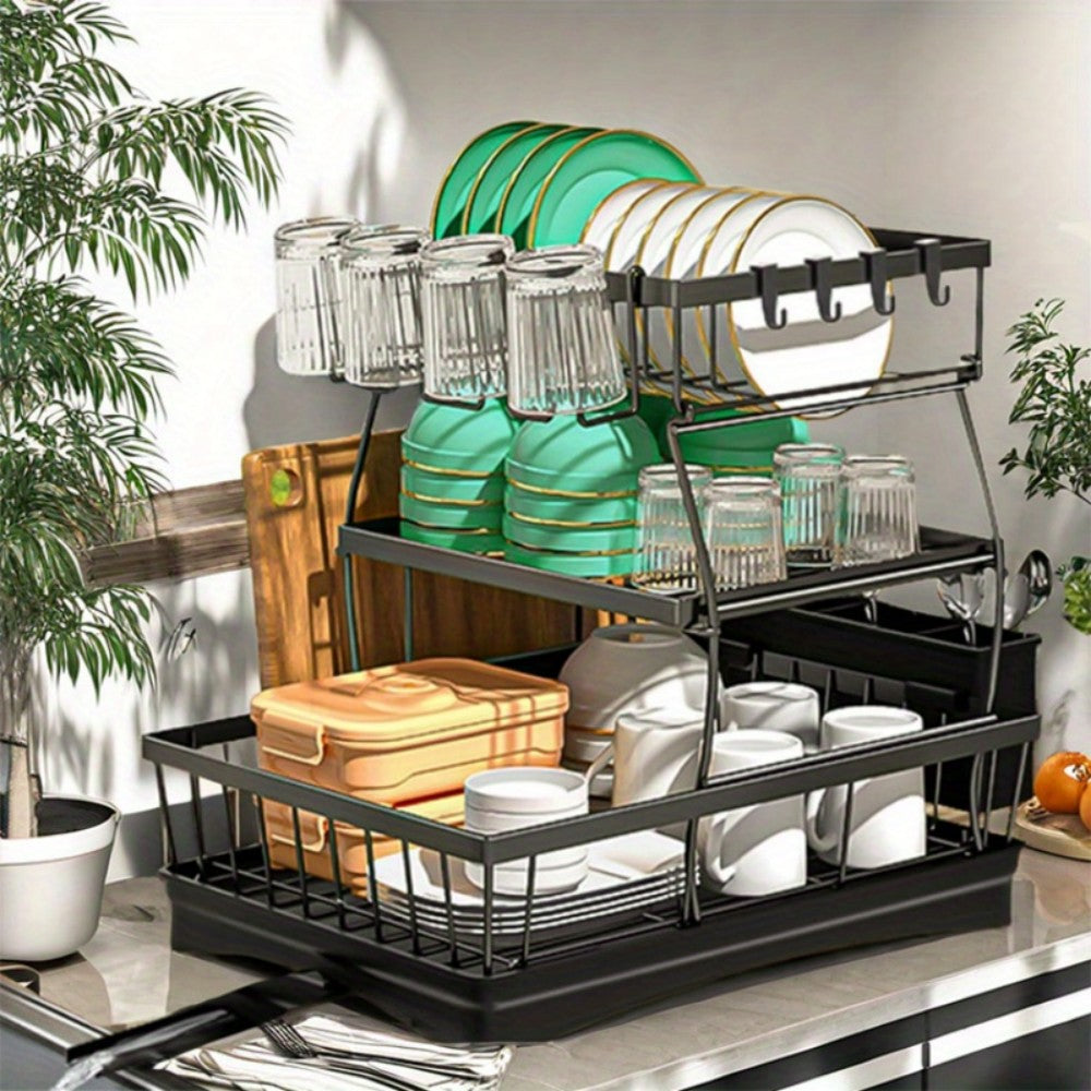 3 Tier Dish Racks for Kitchen Counter