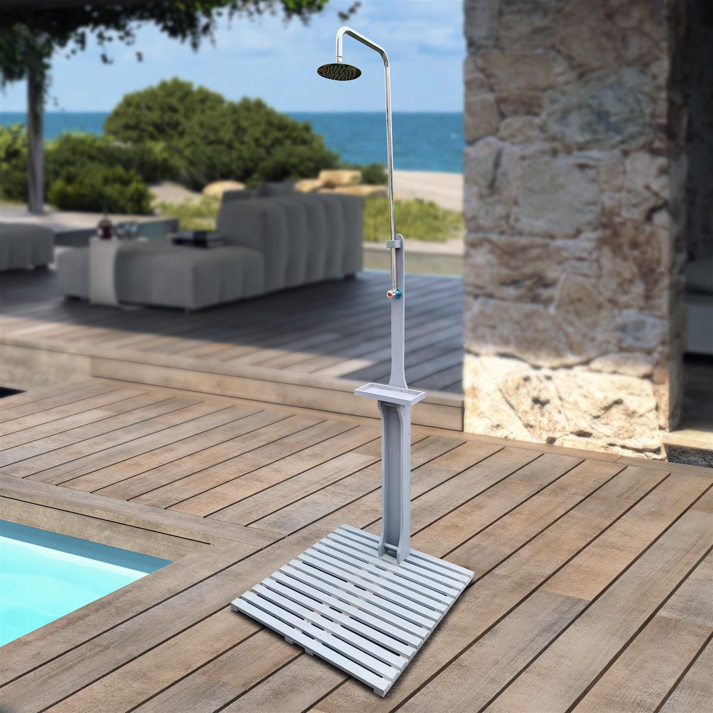 Outdoor Garden Pool Shower