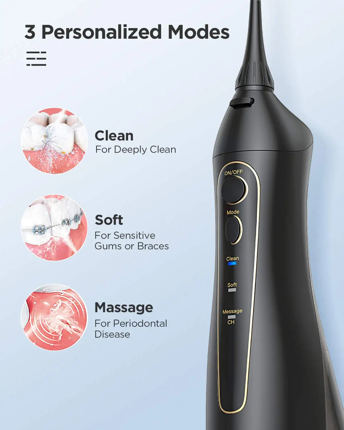 Electric Sonic Toothbrush & Water Flosser - MONLANE