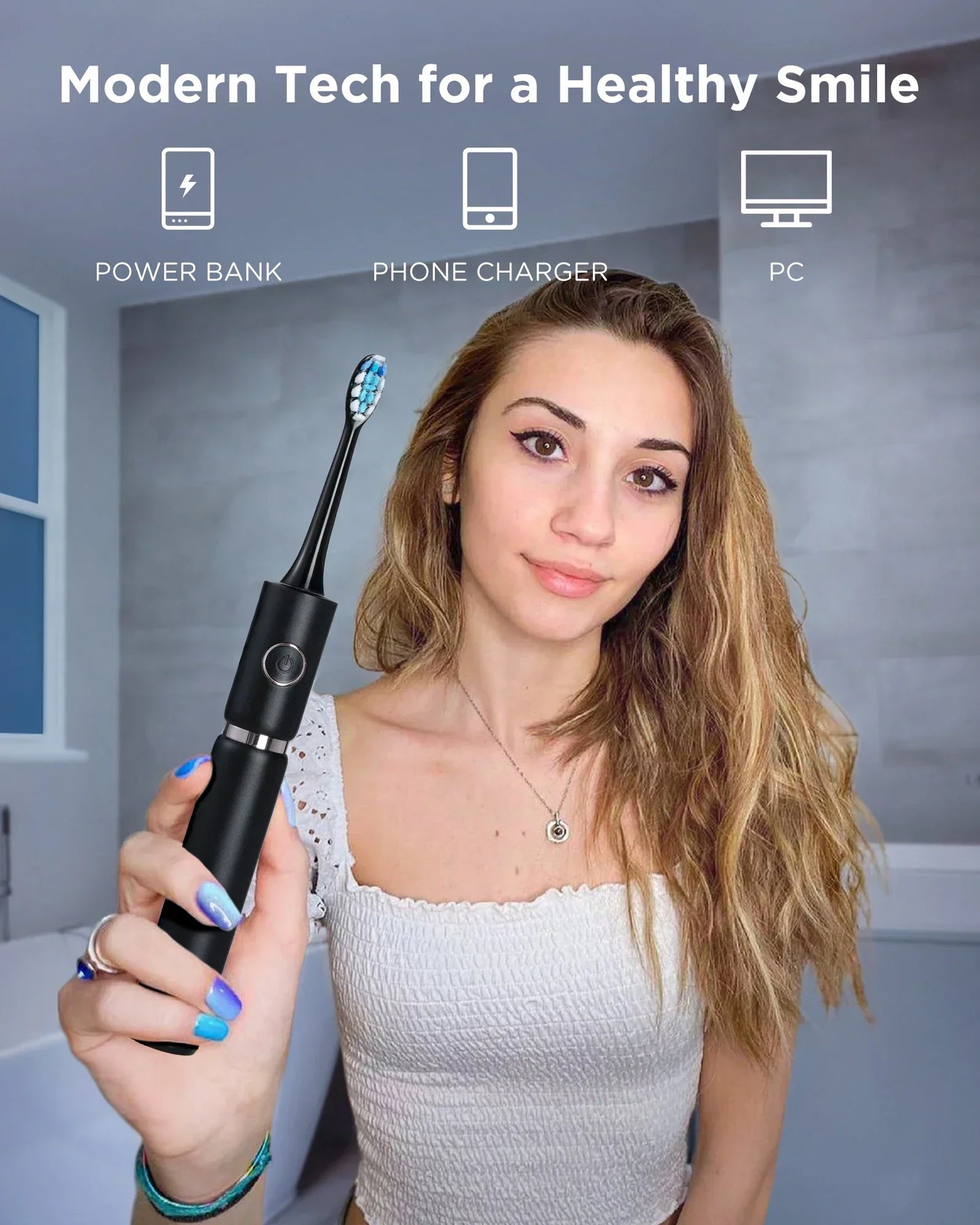 Electric Sonic Toothbrush & Water Flosser - MONLANE