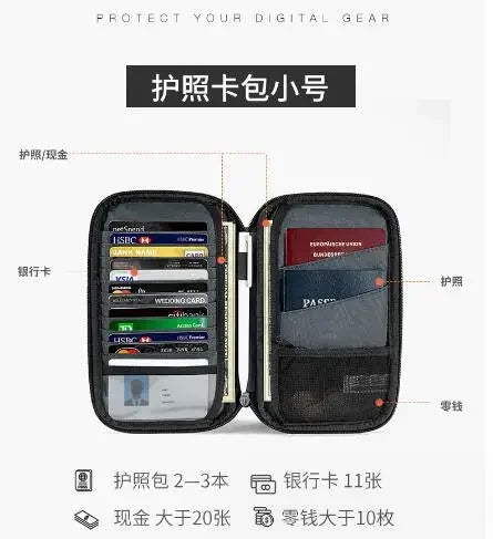 Organizer Bag with Detachable Wrist Strap