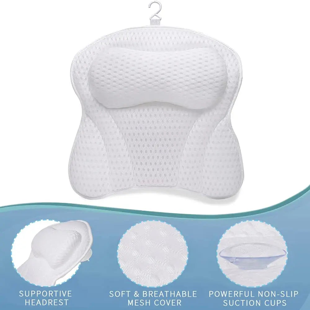 Bathtub Pillow for for Neck & Back Support - MONLANE