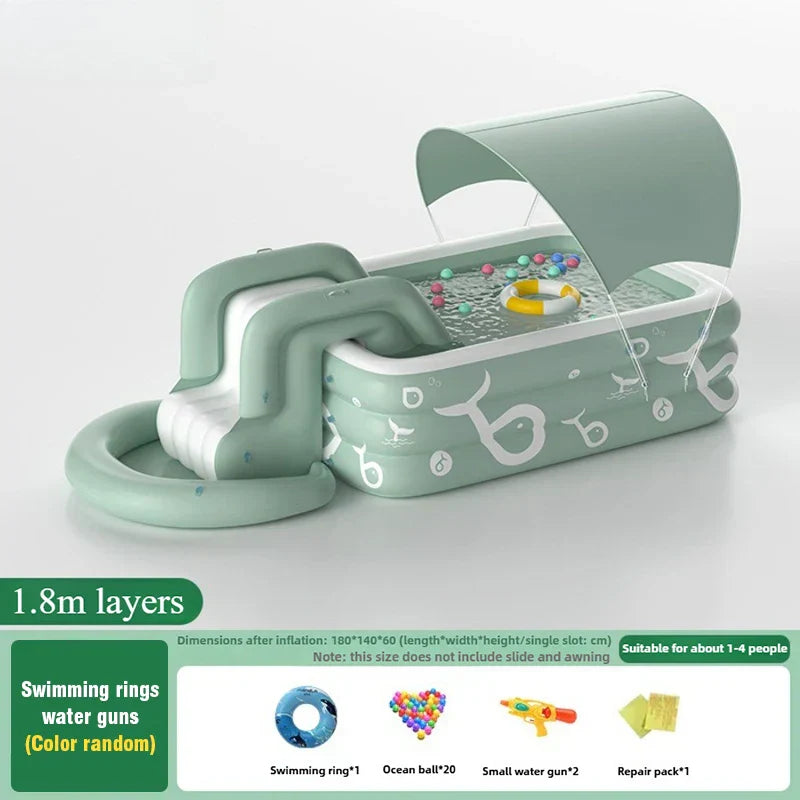 Large Folding Swimming Pool