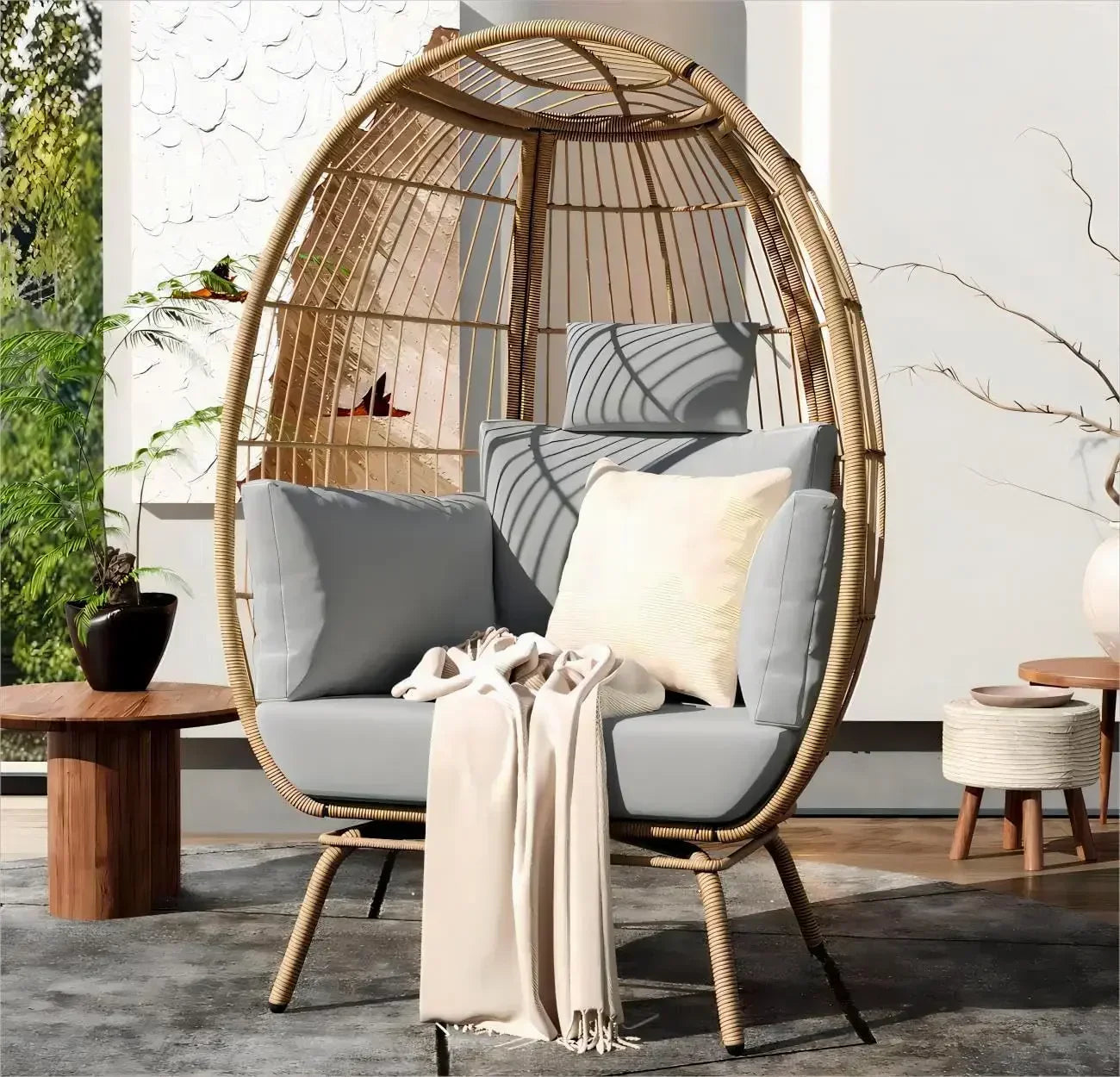 Oversized Lounger Patio Swing