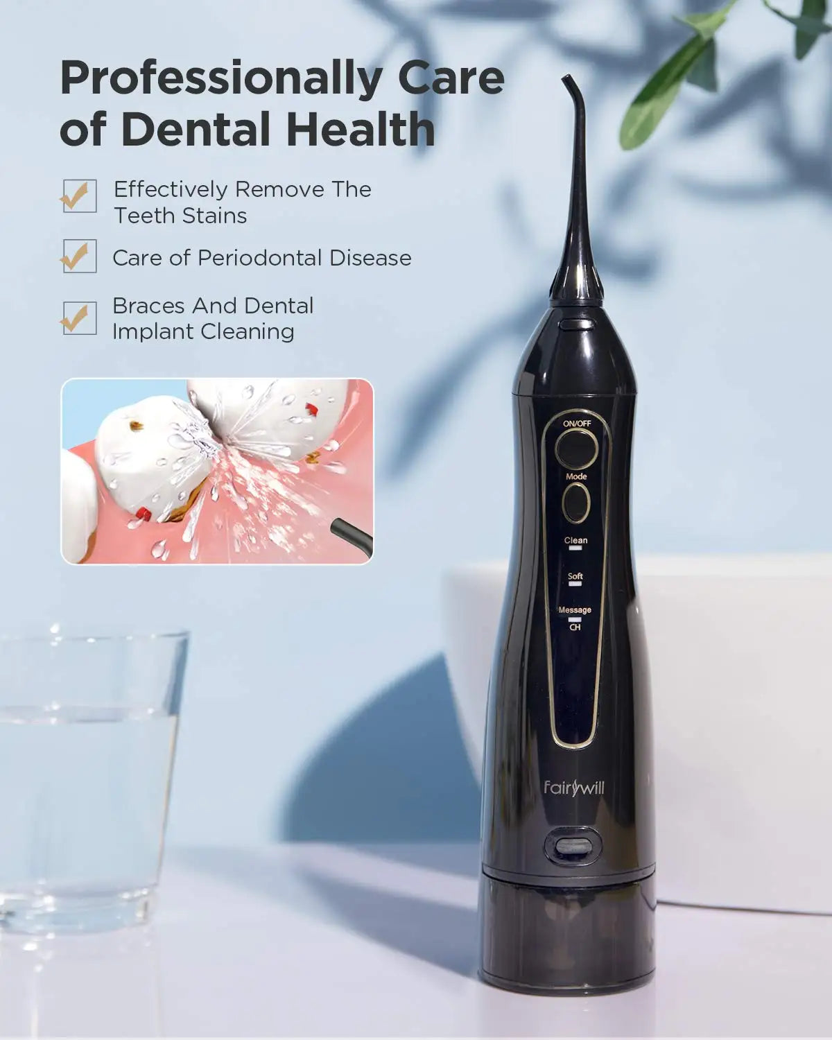 Electric Sonic Toothbrush & Water Flosser - MONLANE