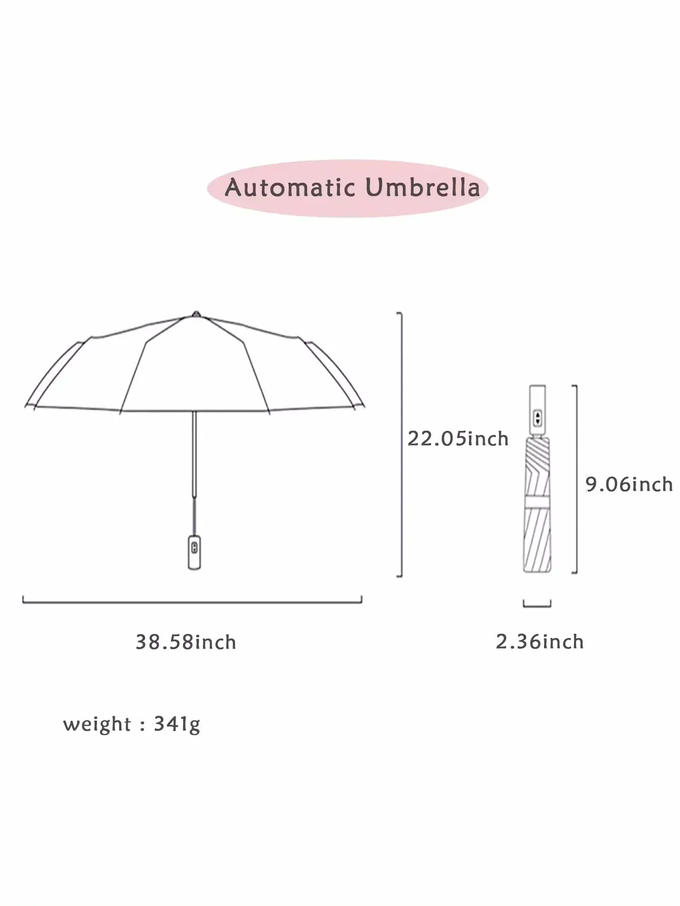 Dual Automatic UV Protection Umbrella