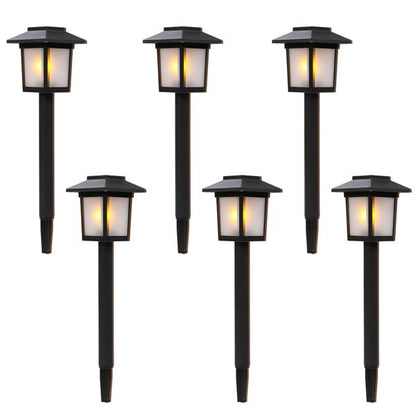 6pcs Waterproof Solar Torch Light