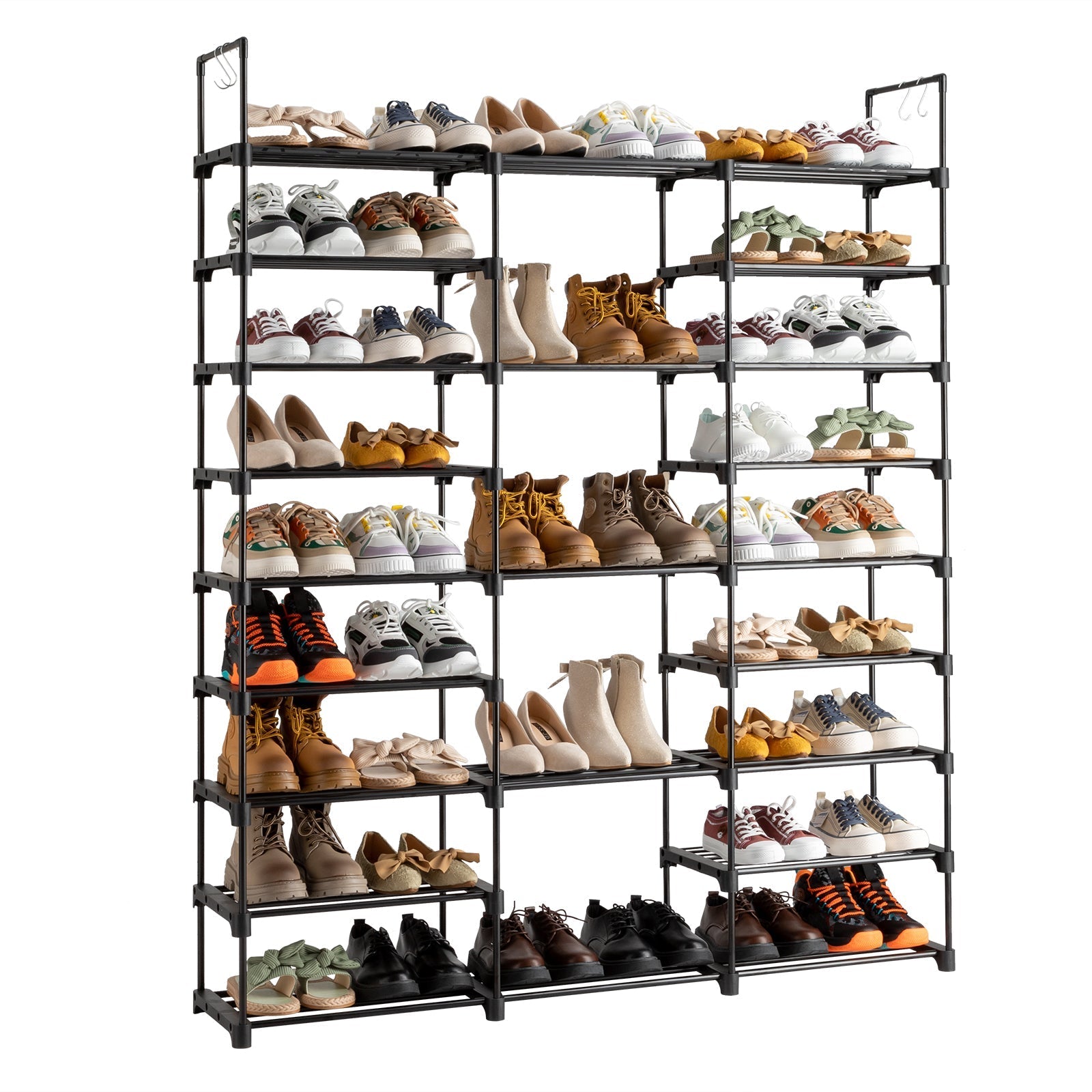 9 Tiers Shoe Rack Storage Organizer