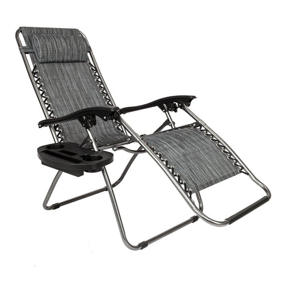 Patio Chairs with Pillow and Utility Tray