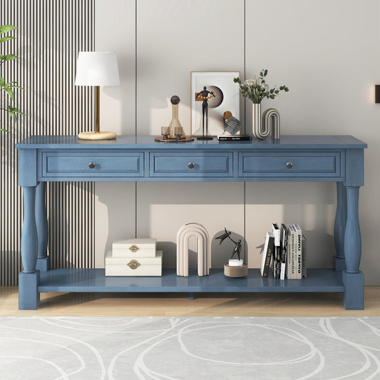 Long Console Table with Drawers