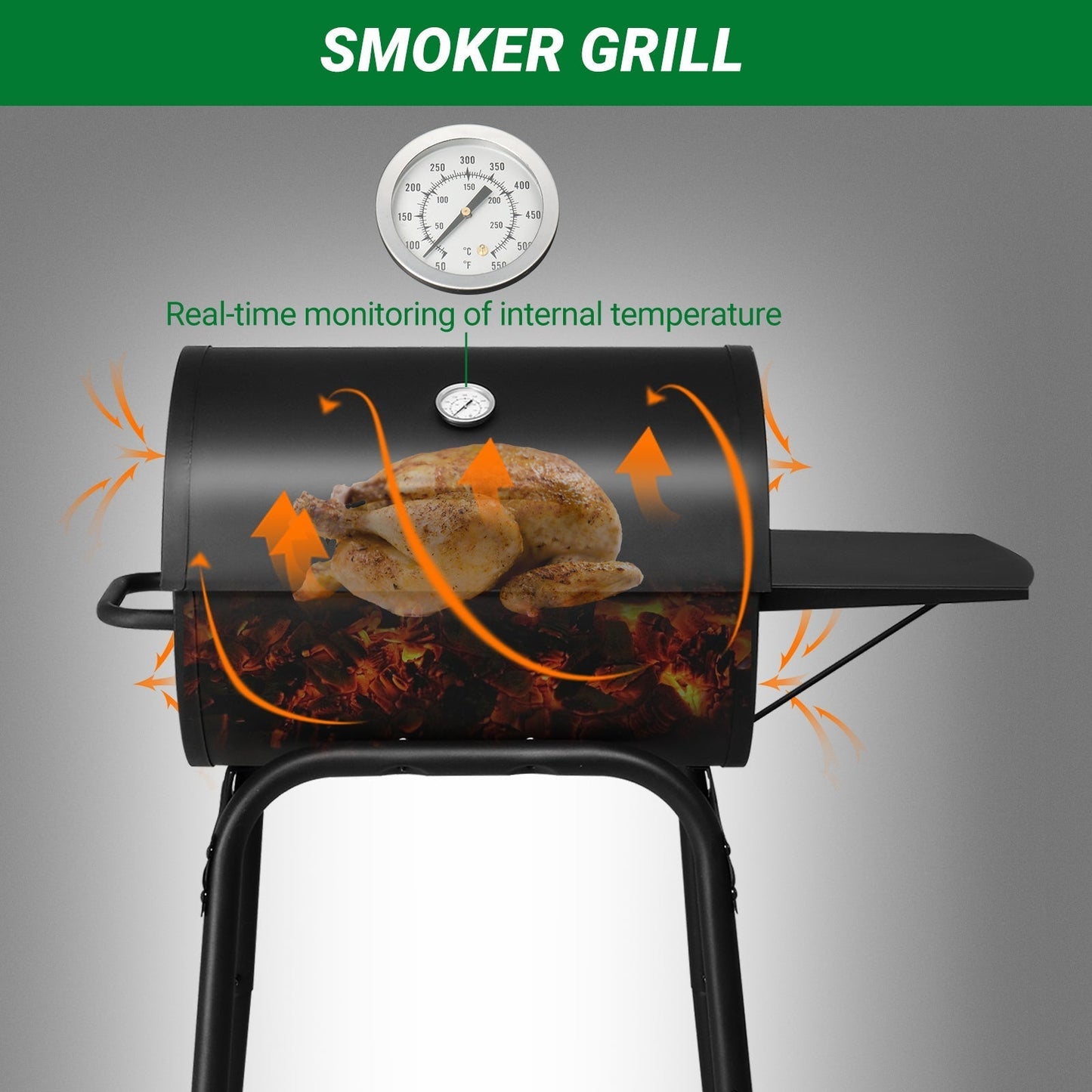 Charcoal Outdoor BBQ Grill