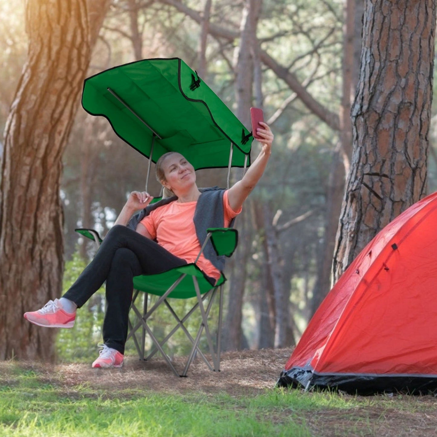 Foldable Canopy Chair