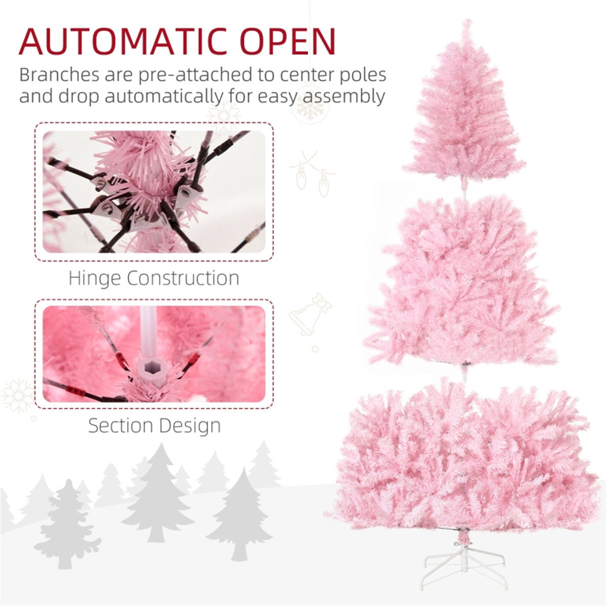Pink Christmas Trees