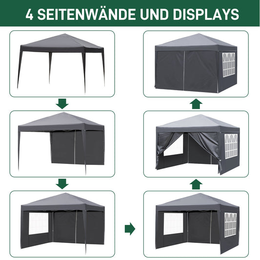 10x10ft Outdoor Portable Instant Canopy