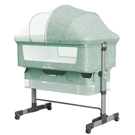 Baby Bassinet Bedside Sleeper -Green
