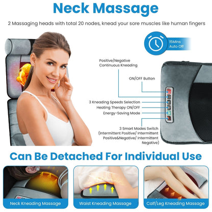 Full Body Electric Massage Mat with Heat