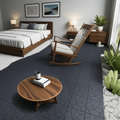 Easy To Clean Interlocking Deck Tiles