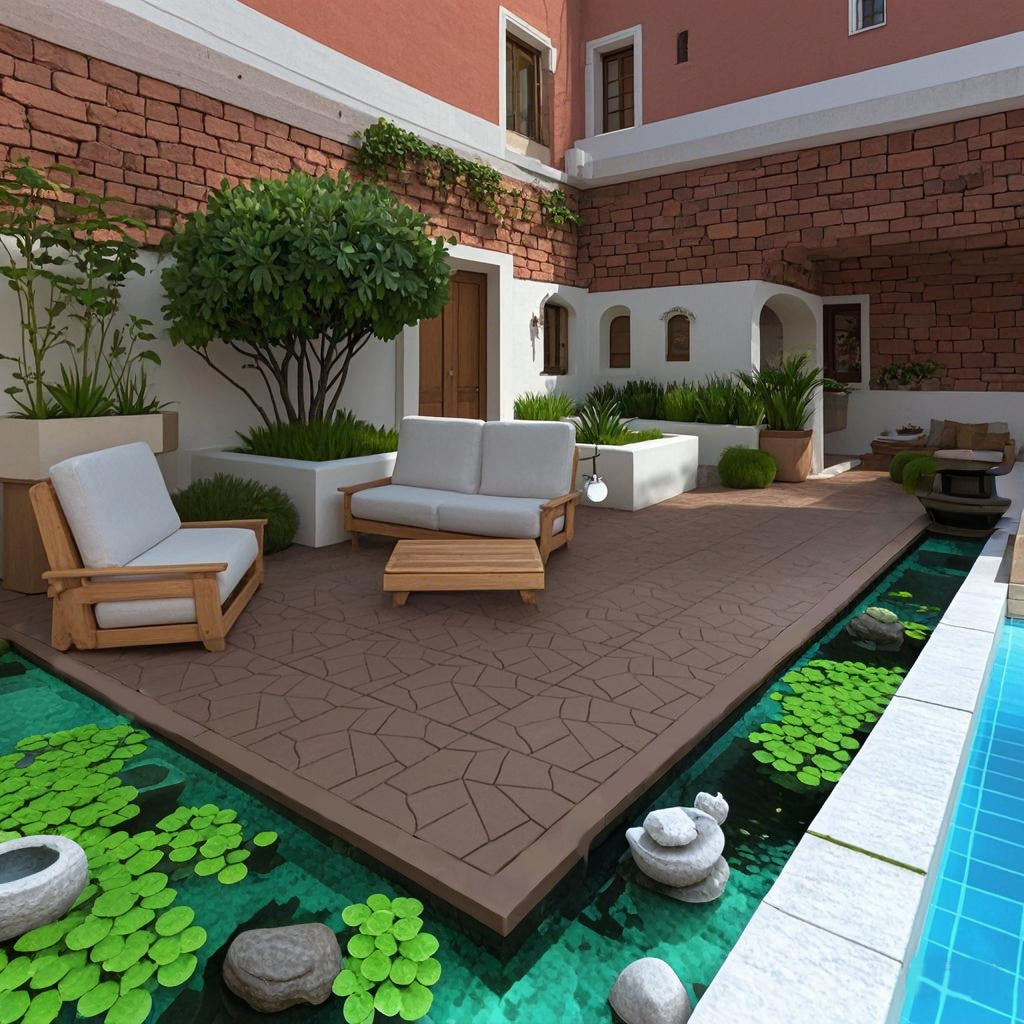 DIY Easy To Clean Interlocking Deck Tiles