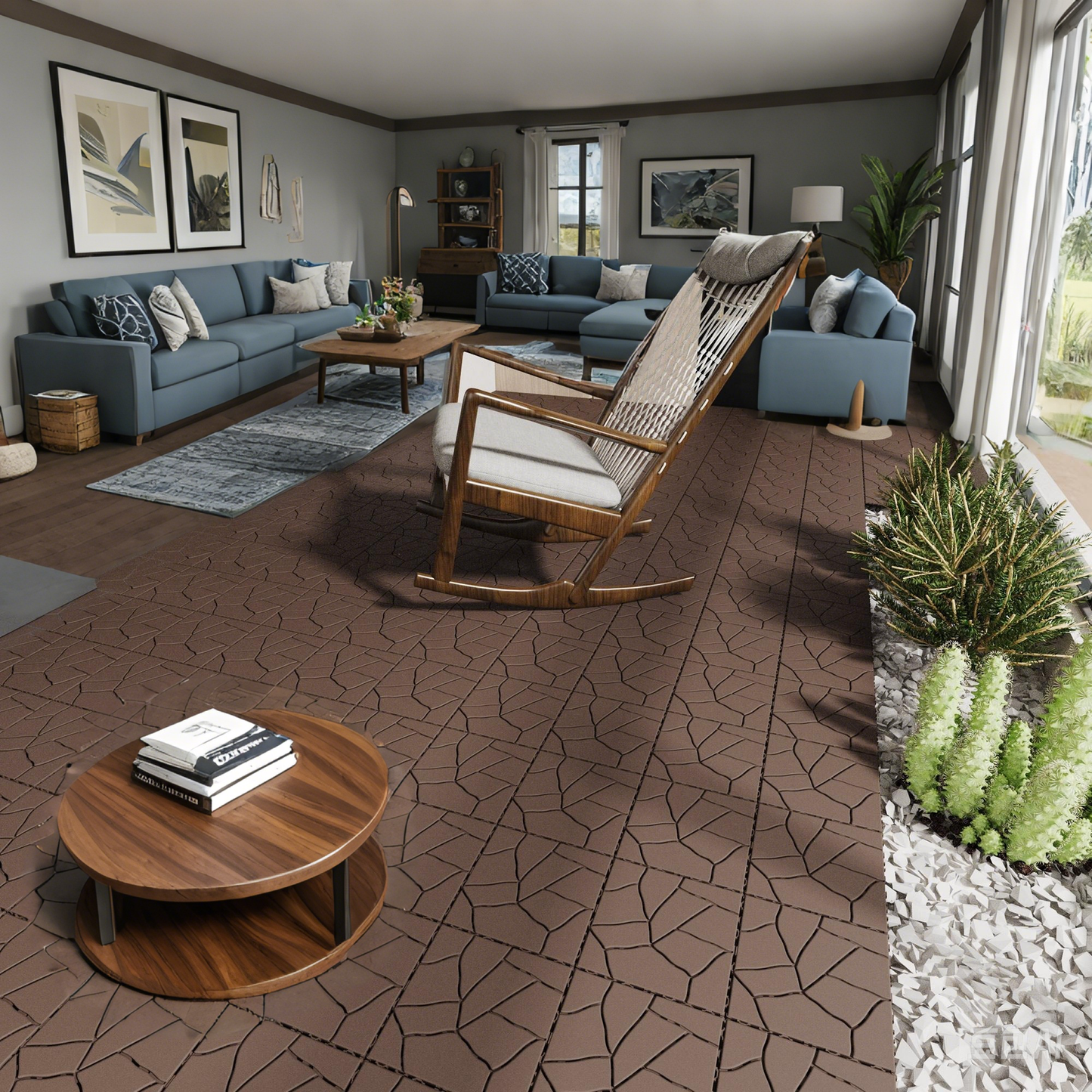 DIY Easy To Clean Interlocking Deck Tiles