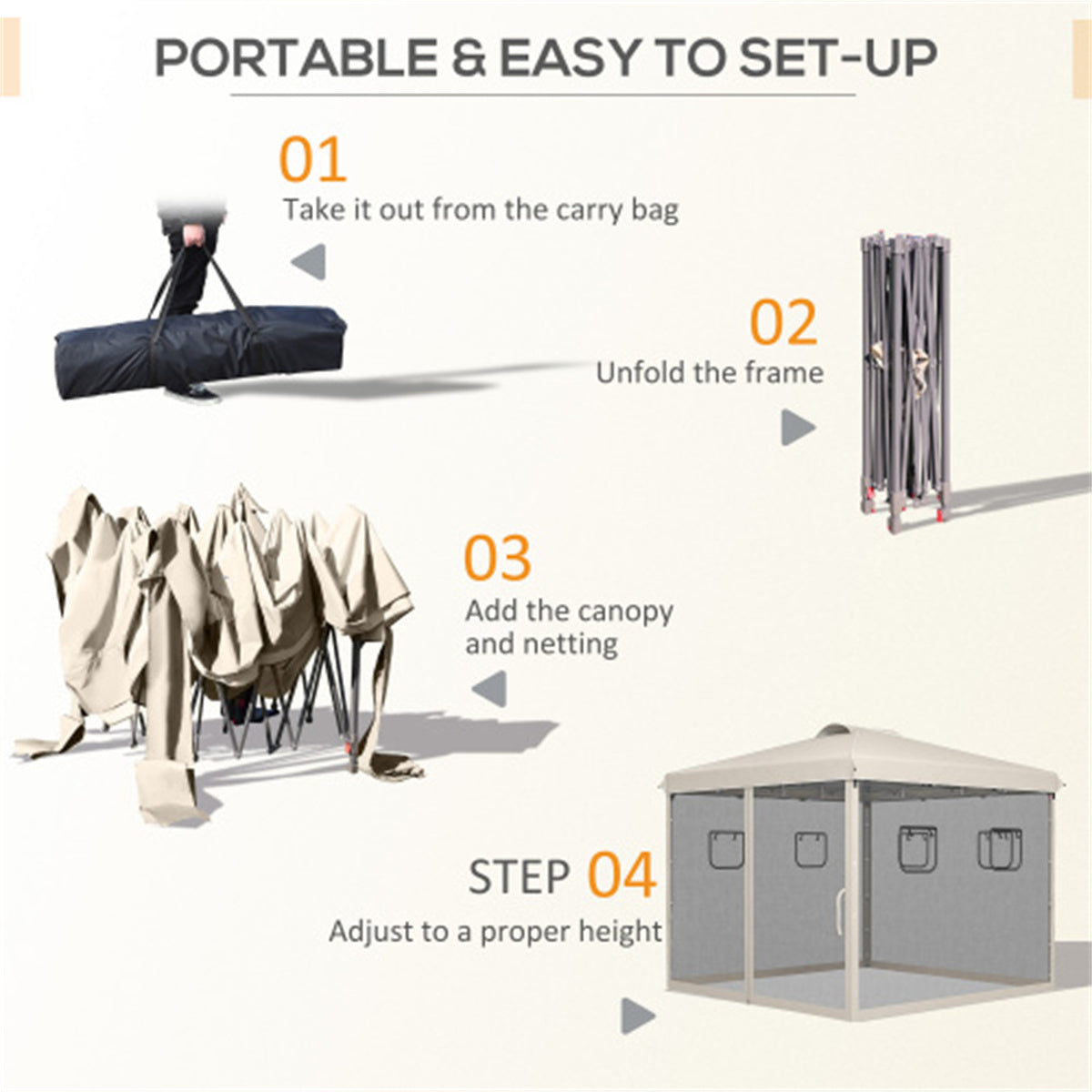 Outdoor Pop Up Canopy