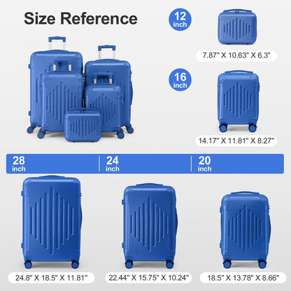 4pcs Premium ABS Luggage Set
