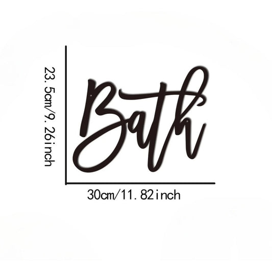 Modern Farmhouse Design Bath Sign