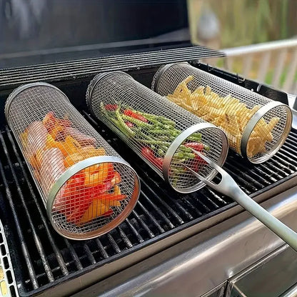Stainless Steel Portable Barbecue Basket