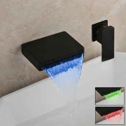 LED Waterfall Bathtub Faucet