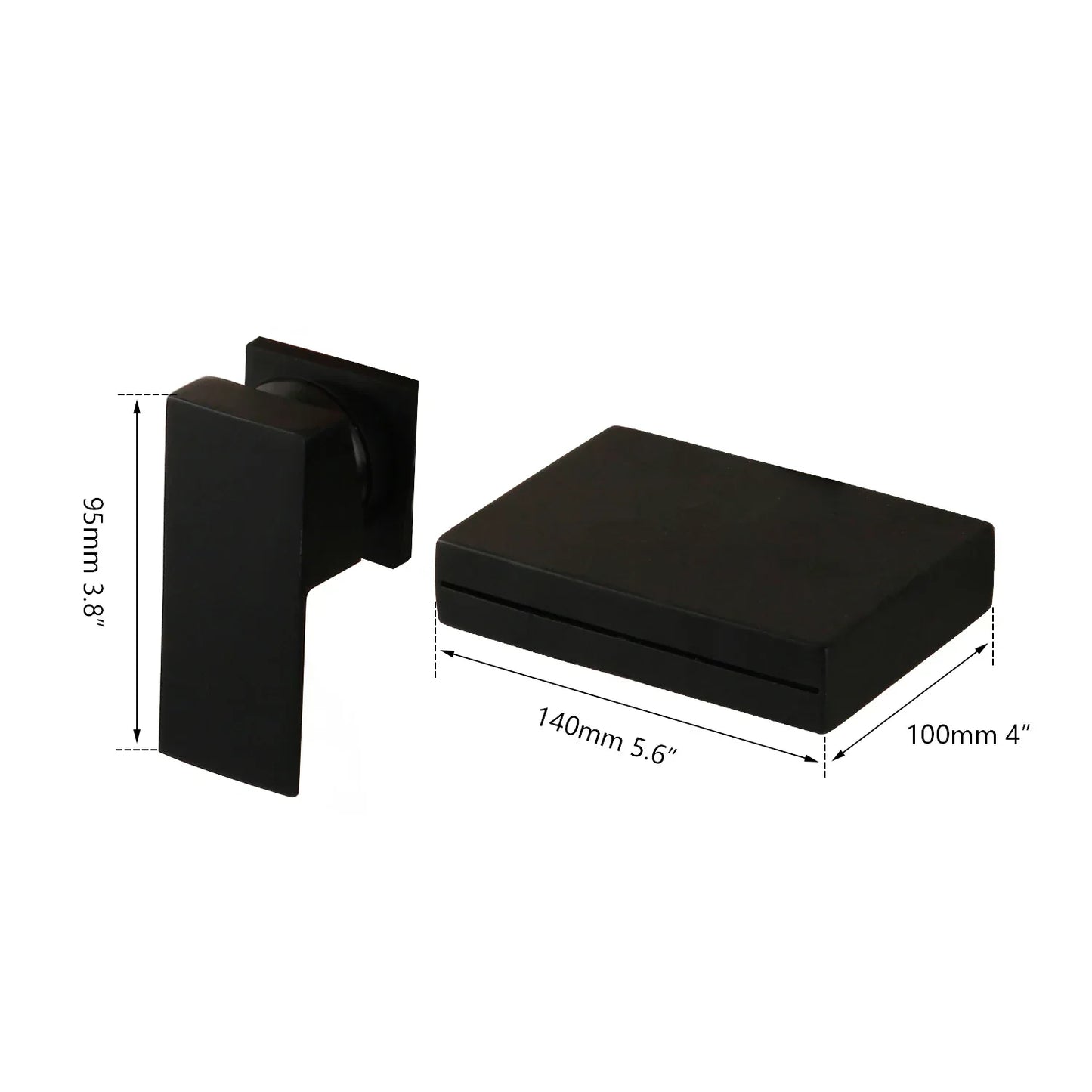 LED Waterfall Bathtub Faucet