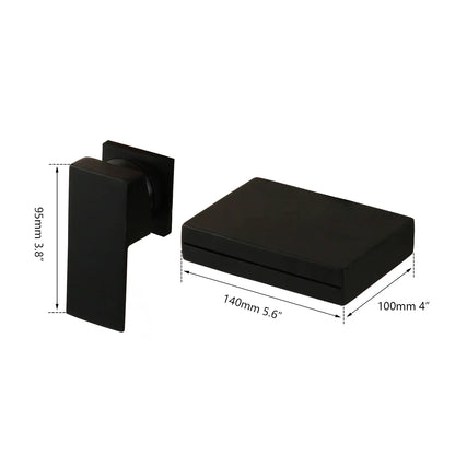 LED Waterfall Bathtub Faucet