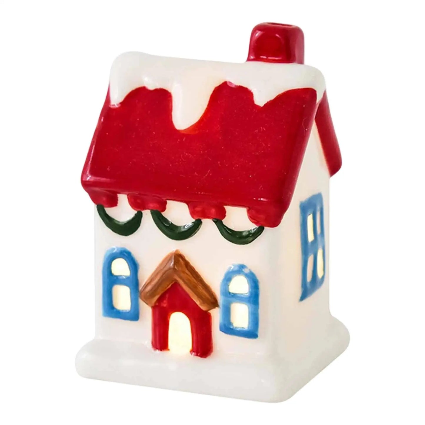 Ceramic Christmas Village House Decoration