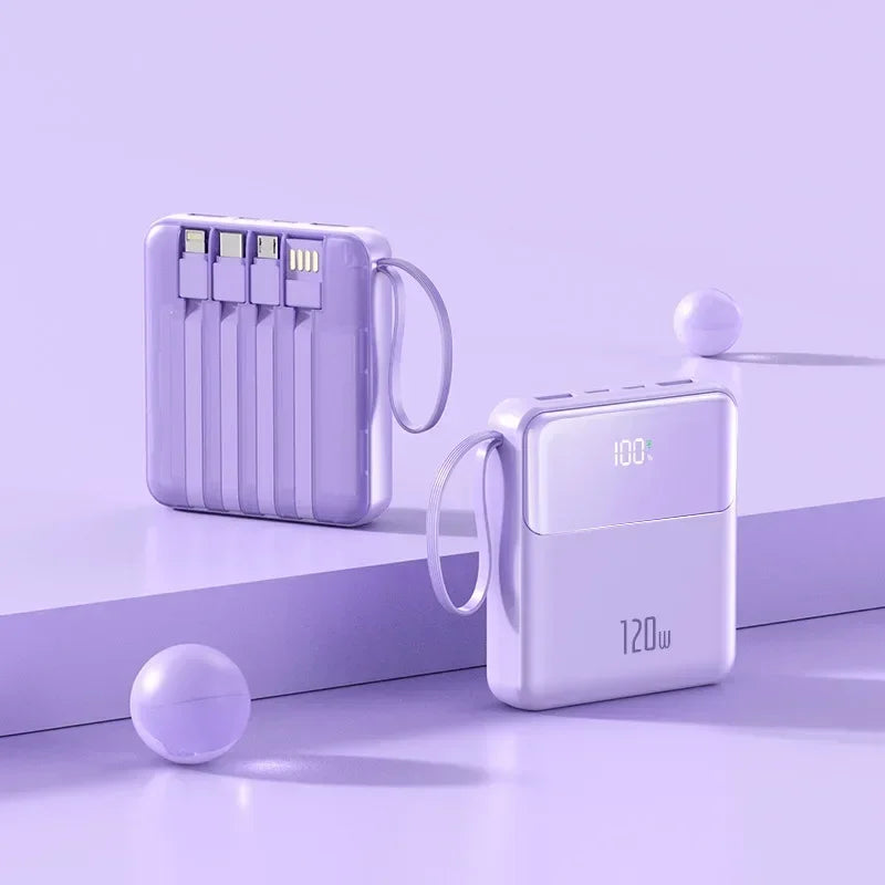 Portable 120W Fast Charging Power Bank