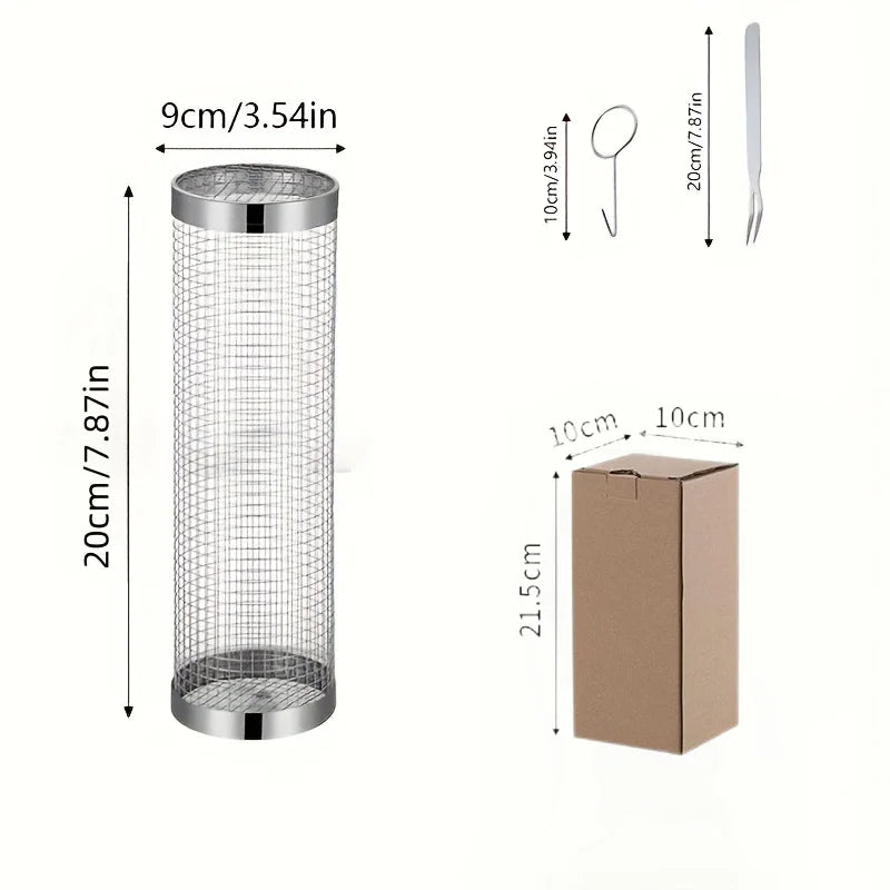 Stainless Steel Portable Barbecue Basket