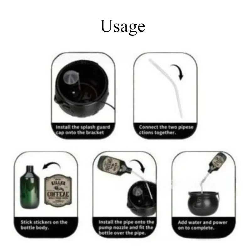 Halloween Black Witch Bowl Magic