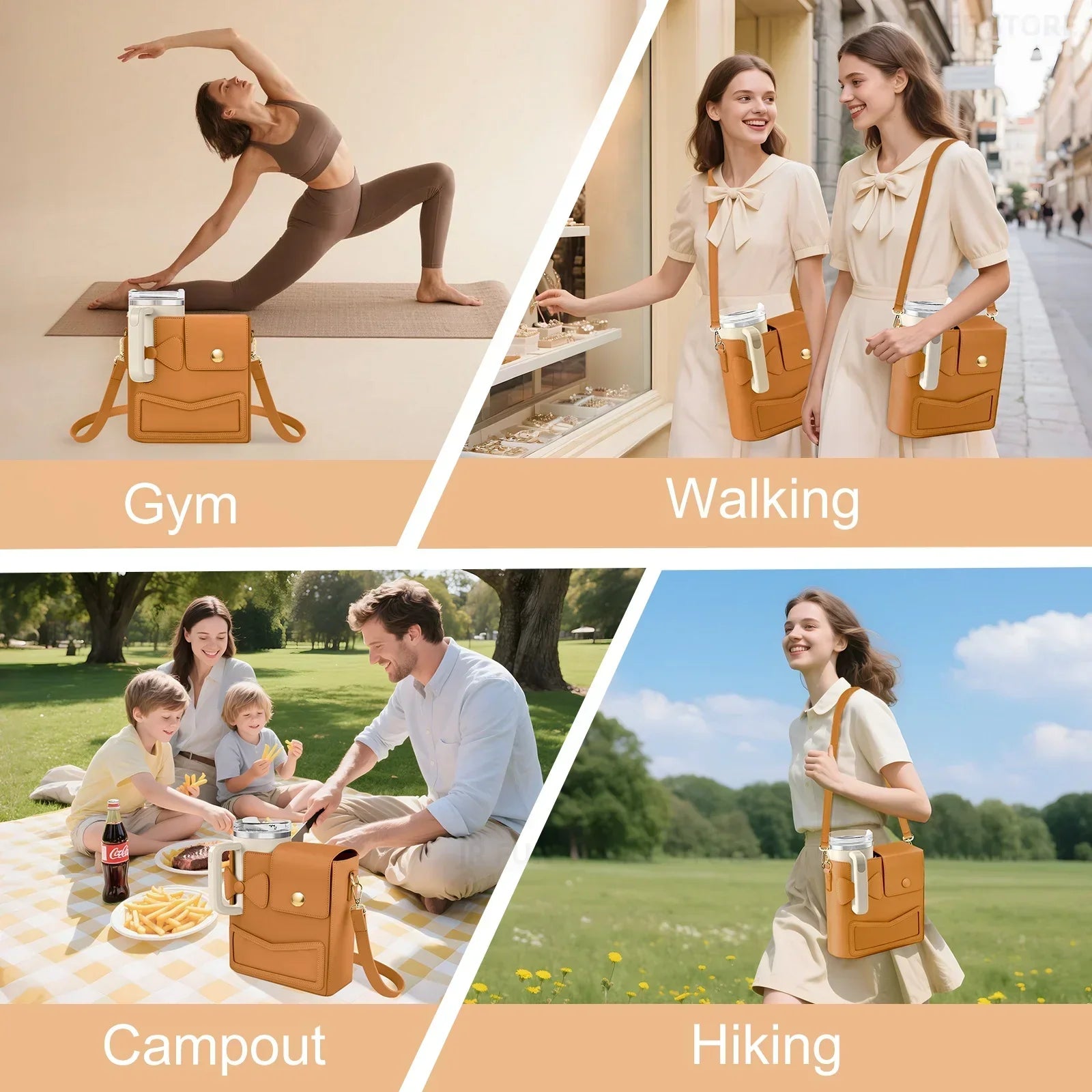 Water Bottle Bag for Stanley Tumbler