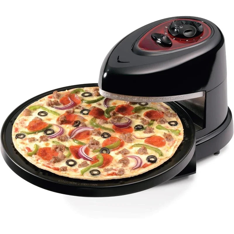 Fast delivery.Pizzazz Plus Rotating Oven, Black