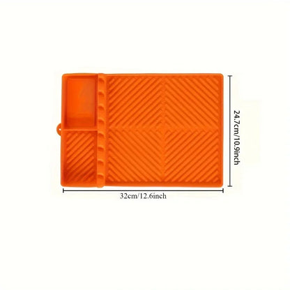 Grill Mat with Side Shelf