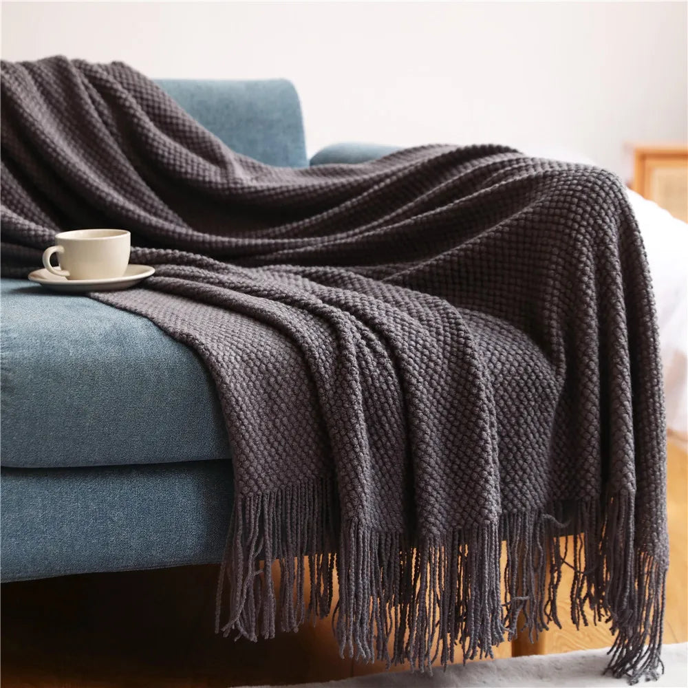 Decorative Knitted Blanket