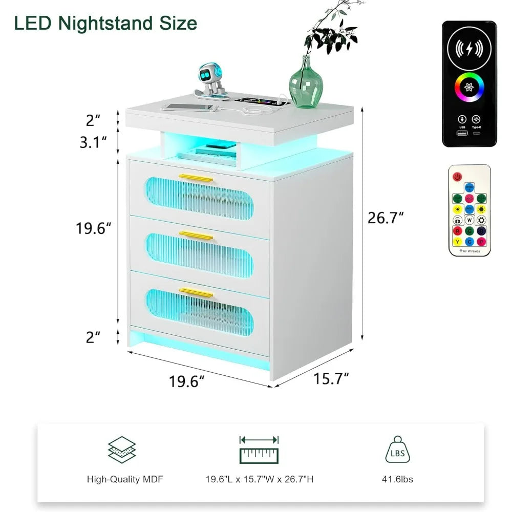 LED Night Stand with Motion Sensor Lights