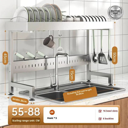 Adjustable Over The Sink Drying Rack