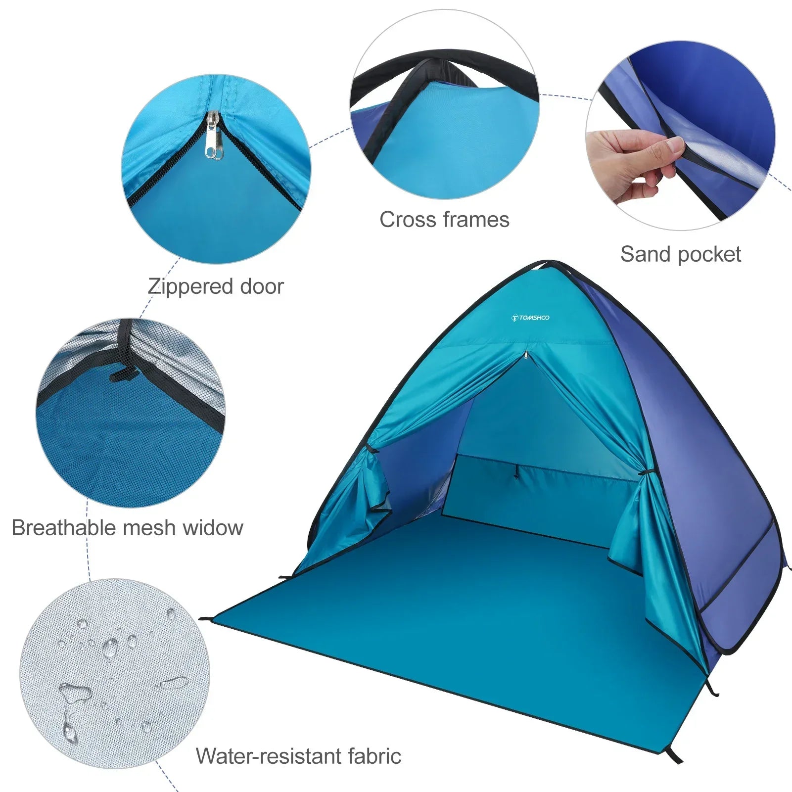 Outdoor Pop up Camping Beach Tent