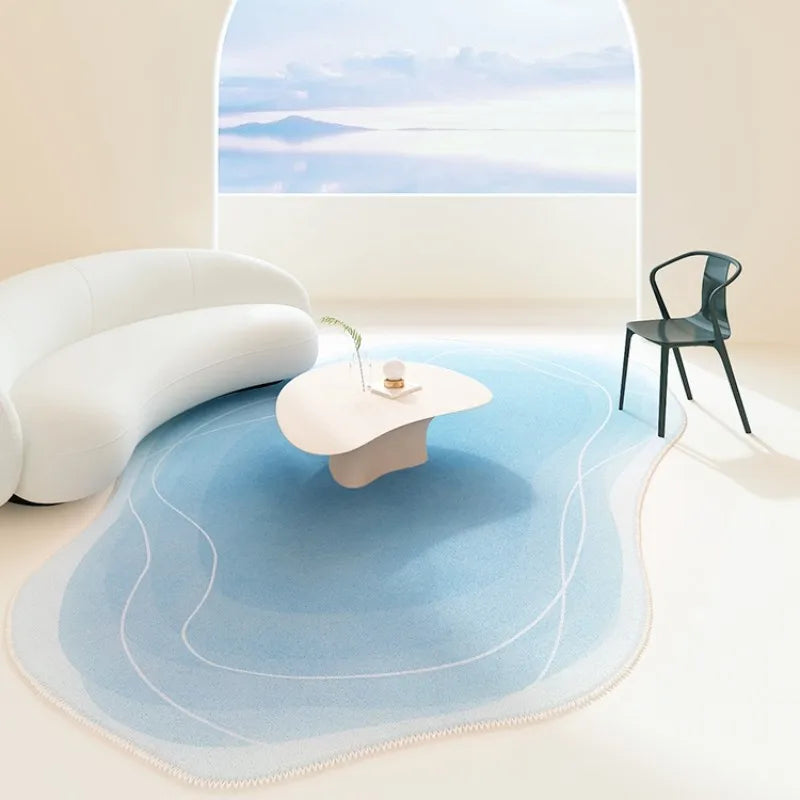 Irregular Plush Lounge Rug